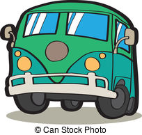 Minivan Cartoon Car   Minivan Cartoon Car Vector