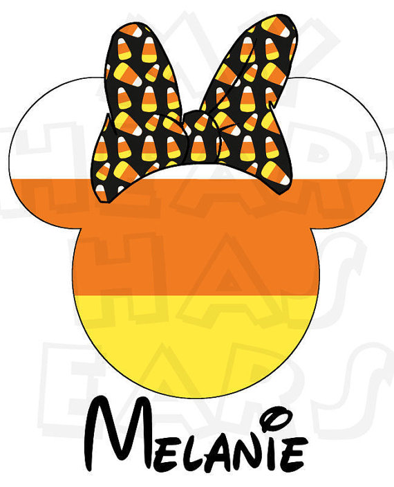 Minnie Mouse Halloween Personalized Iron On Transfer Clip Art On Etsy