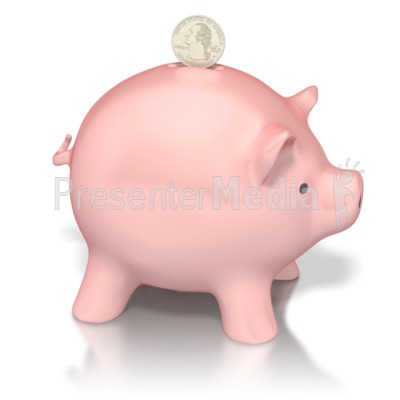 Piggy Bank Deposit   Business And Finance   Great Clipart For