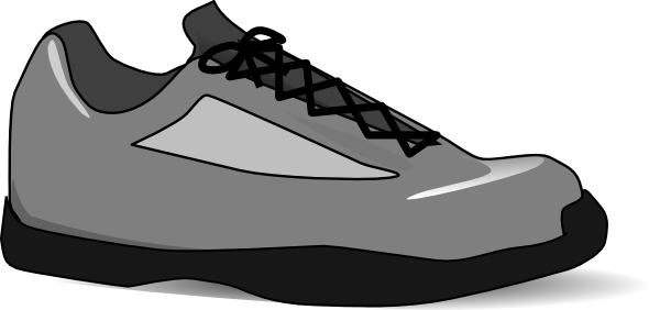 Tennis Shoe Clip Art At Clker Com   Vector Clip Art Online Royalty
