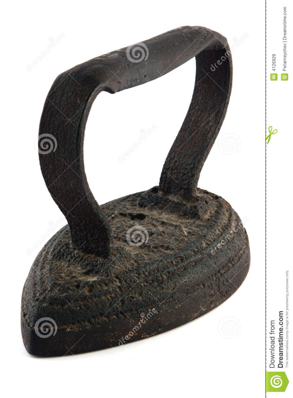 An Antique Iron Royalty Free Stock Images   Image  4126929