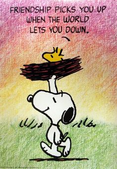 Best Friends Snoopy And Woodstock