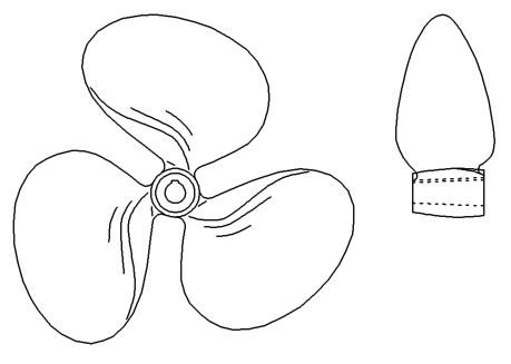 Boat Propeller Drawing My Drawing Of The Propeller