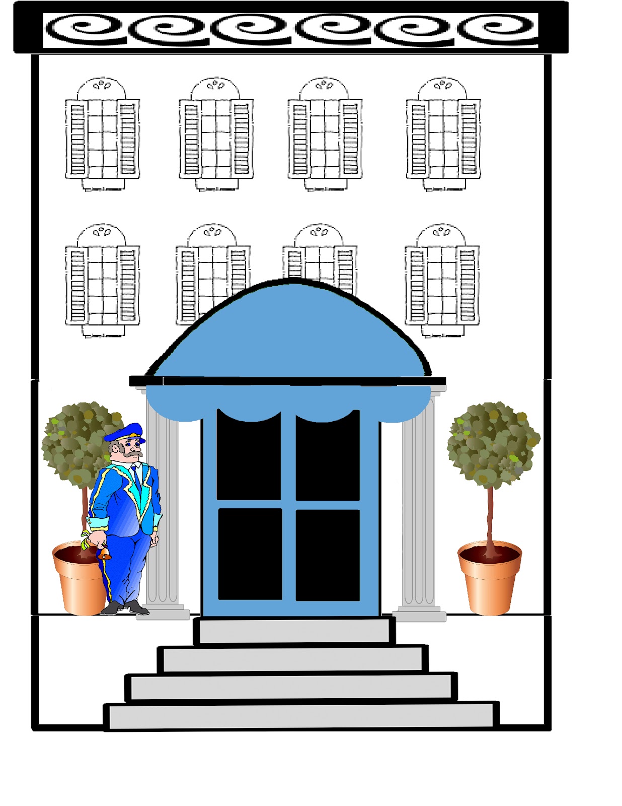 Hotel Building Clipart I Started Designing Buildings