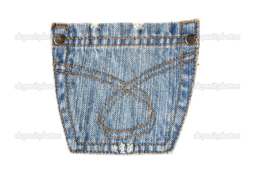 Jean Pocket Clipart Blue Jeans Pocket Isolated
