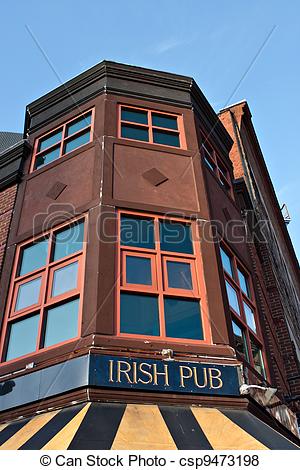Pictures Of Irish Pub Sign   Old Building With A Sign On Front That