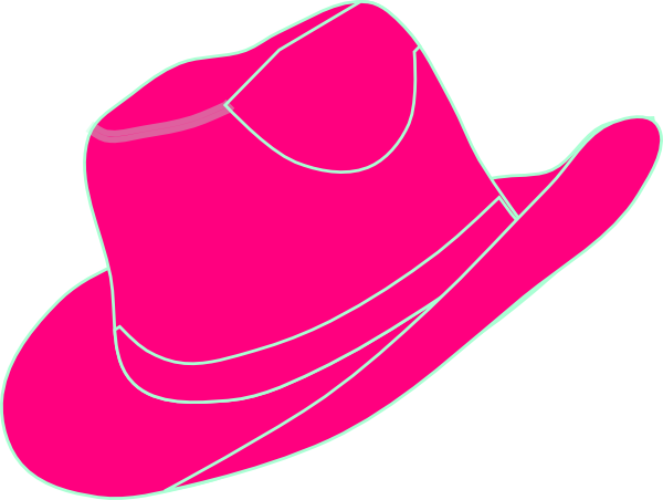 Pink Cowgirl Hat Clip Art At Clker Com   Vector Clip Art Online