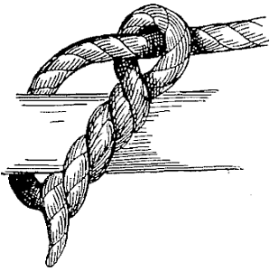 Timber Hitch Knot Illustration