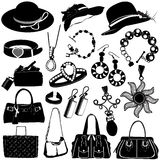Women Accessories Vector Royalty Free Stock Photography