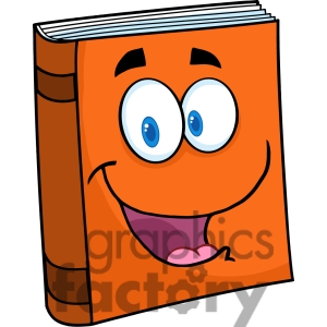 5188 Text Book Cartoon Mascot Character Royalty Free Rf Clipart Image