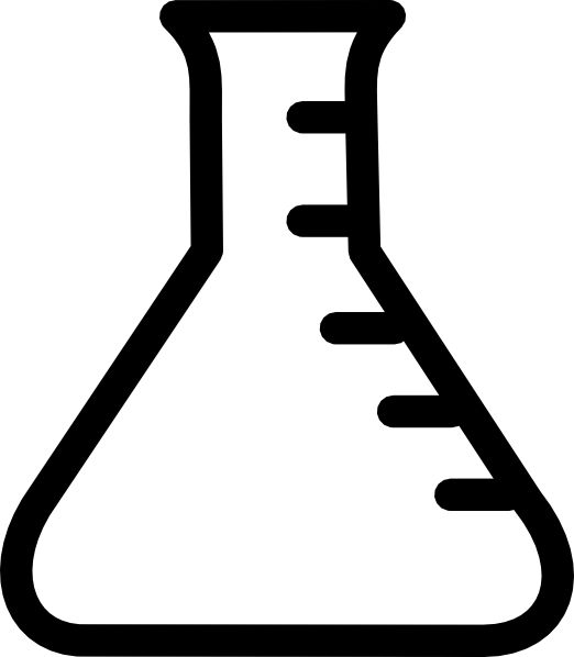 Chemistry Beaker Coloring Page   Empty Beaker Clip Art   Vector Clip