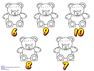 Counting Bears Clipart