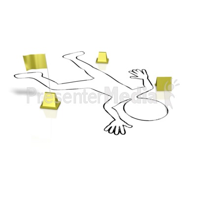 Crime Victim Body Outline   Presentation Clipart   Great Clipart For