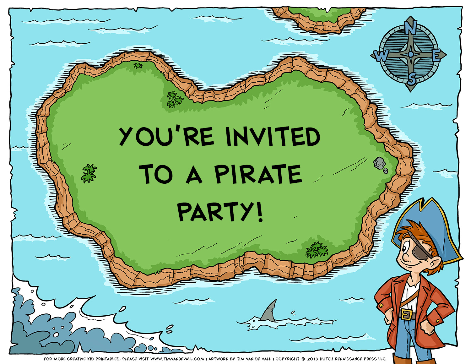 Free Pirate Treasure Maps And Party Favors For A Pirate Birthday Party