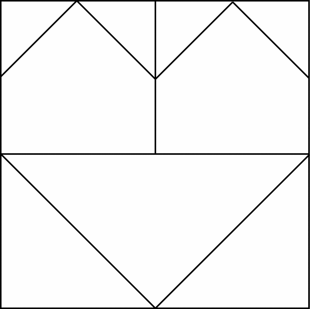 Geometric Line Art Geometric Block Pattern 37