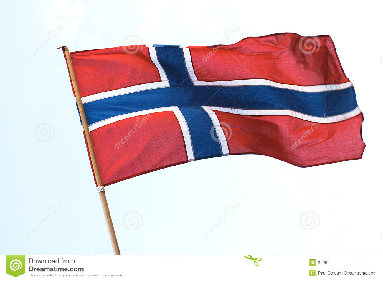 Norwegian Flag Stock Photography   Image  63282