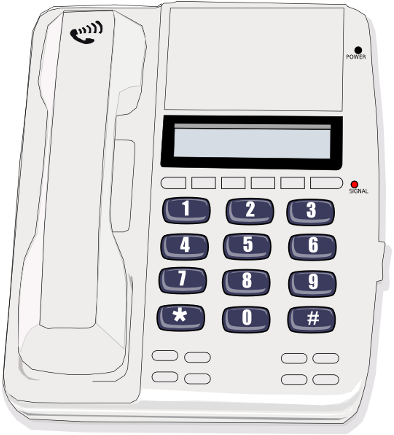 Phone White    Telephone Wall And Desk Phones Phone White Png Html