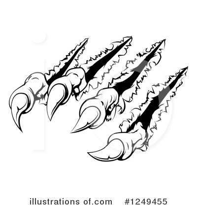 Royalty Free  Rf  Claws Clipart Illustration By Geo Images   Stock