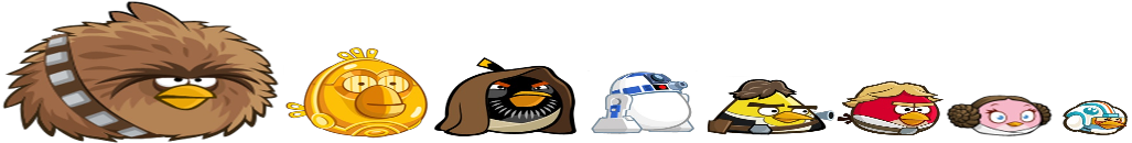 Angry Birds Star Wars Game Characters