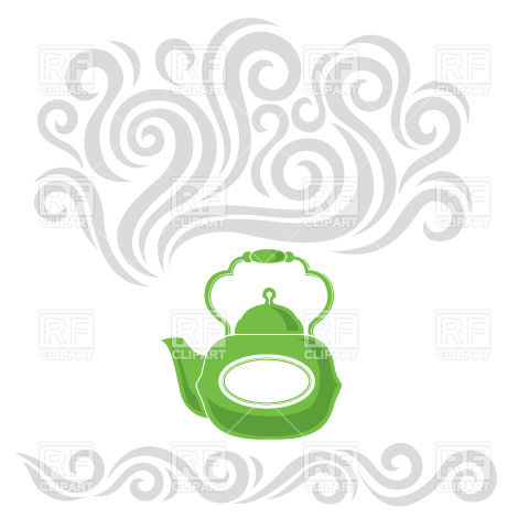 Boiling Kettle With Steam 29210 Download Royalty Free Vector Clipart