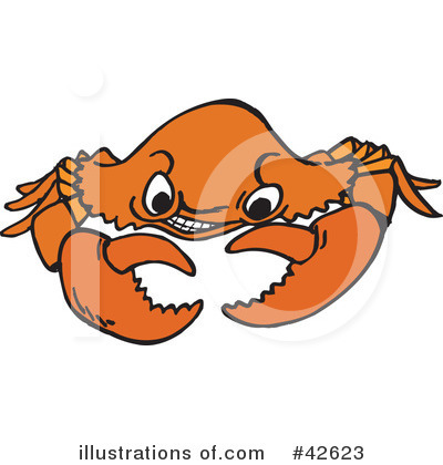 Crab Clipart  42623   Illustration By Dennis Holmes Designs