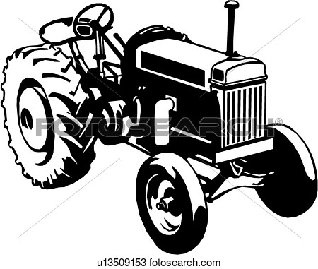 Equipment Farm Tractor Trade View Large Clip Art Graphic