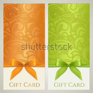Gift Certificate Gift Card Voucher Coupon Template With Floral