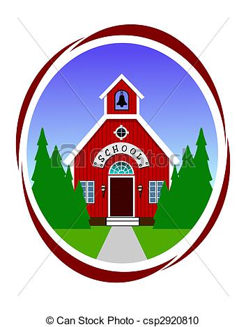 Illustration Of Old School Building Icon Csp2920810   Search Clipart