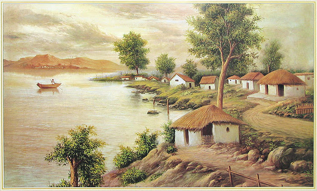 Indian Villages Life Paintingspictures   Cini Clips