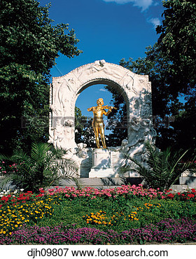 Of Johann Strauss Statue   Memorial   At Stadt Park Vienna Austria