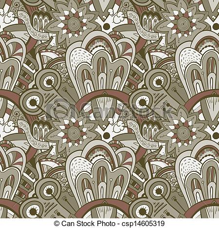 Seamless Abstract Hand Drawn Pattern Background  Seamless Pattern Can    