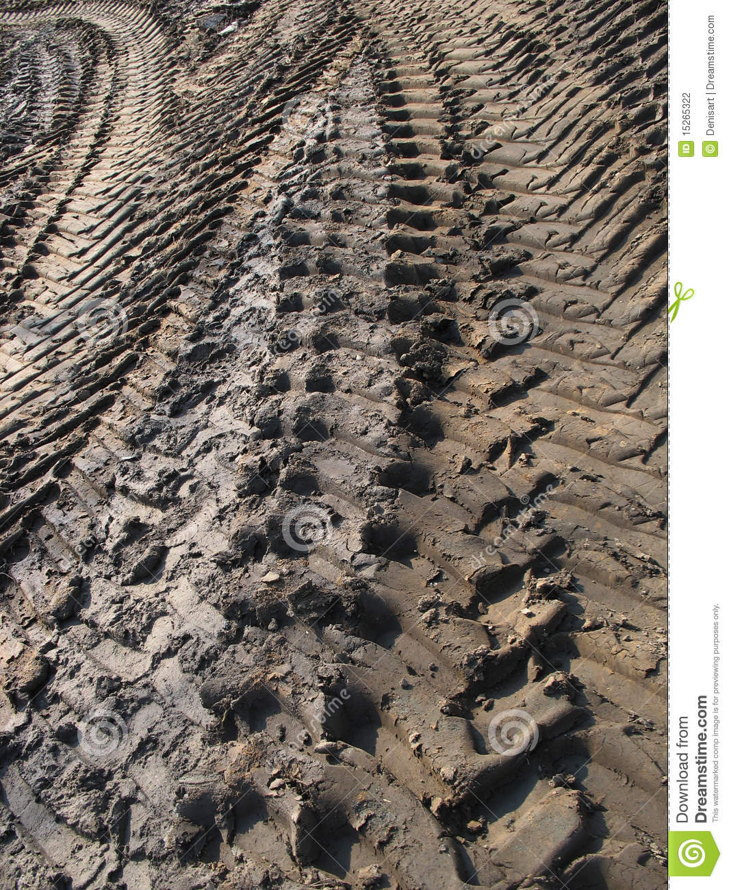Tractor Tire Tracks Clipart Tire Tracks Stock Photography