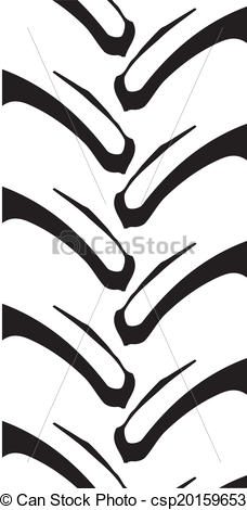Tractor Tire Tracks Clipart Tractor Tread Pattern  
