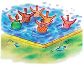 Water Aerobics Illustrations And Clipart