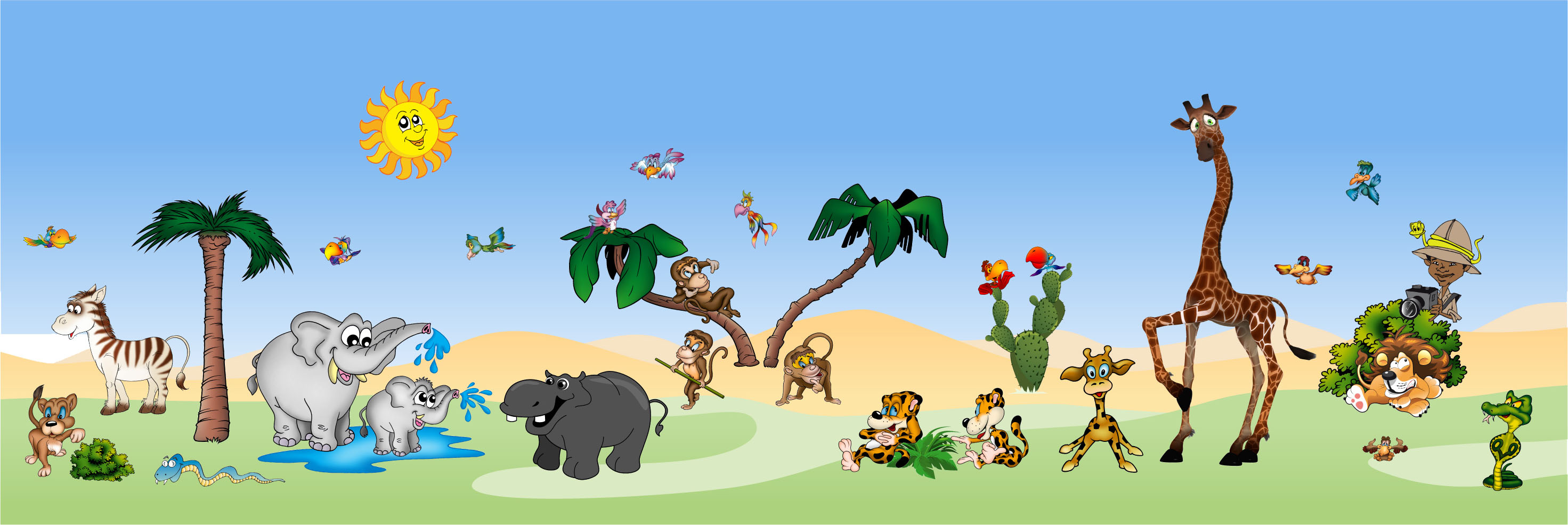 14 Cartoon Jungle Animal Pictures Free Cliparts That You Can Download