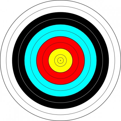 Archery Target By Anamix A Fita Official Face  An Archery Target