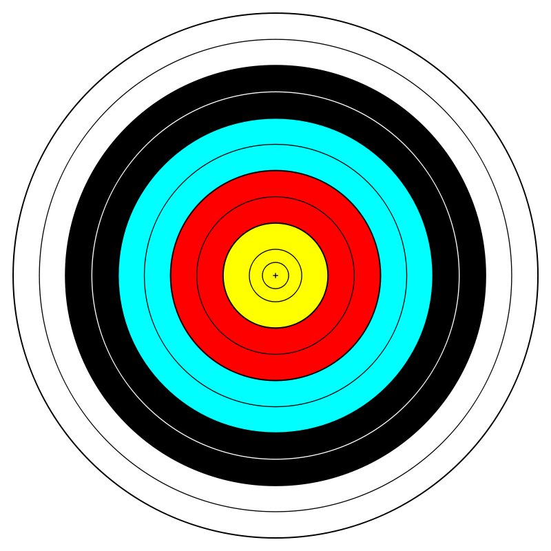 Archery Target With Arrow2 Sports Clipartpng 11452 Kb Pictures