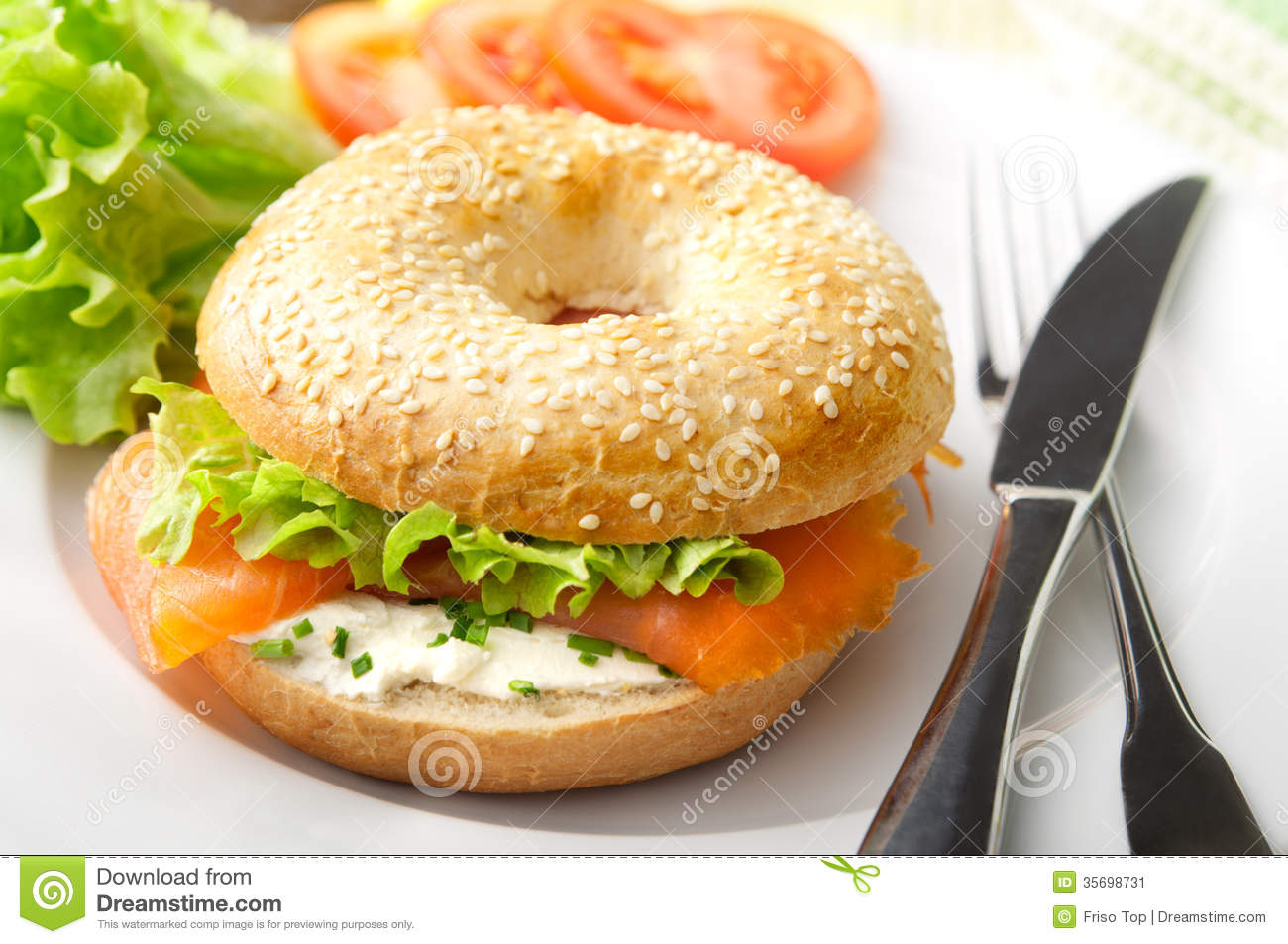 Bagel Sandwich Clipart Sandwich Stills  Bagel With