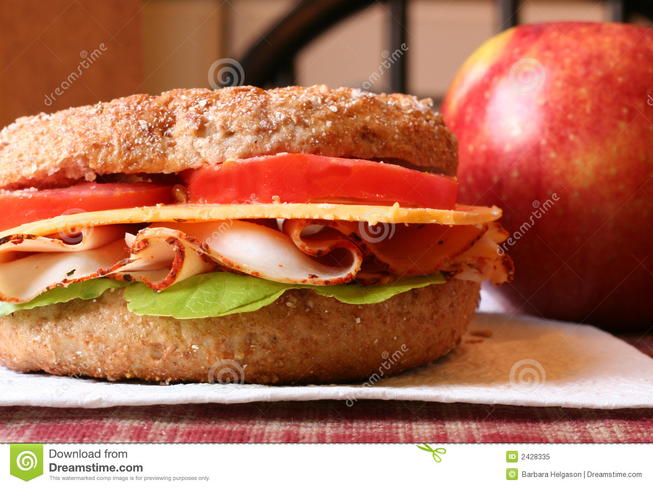 Bagel Sandwich Royalty Free Stock Photo   Image  2428335