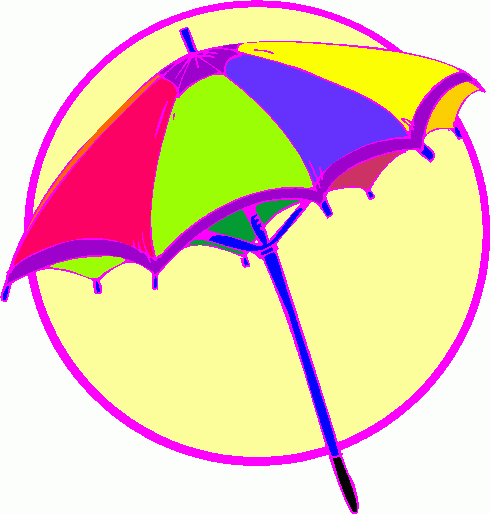 Beach Umbrella 5 Clipart   Beach Umbrella 5 Clip Art