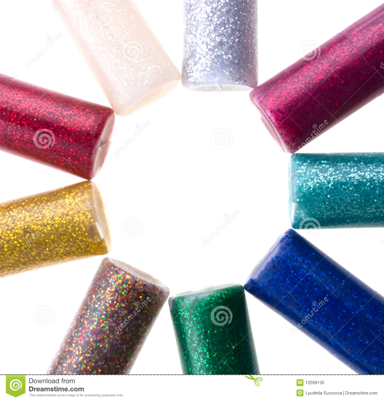 Glitter Glue Royalty Free Stock Photo   Image  12599135