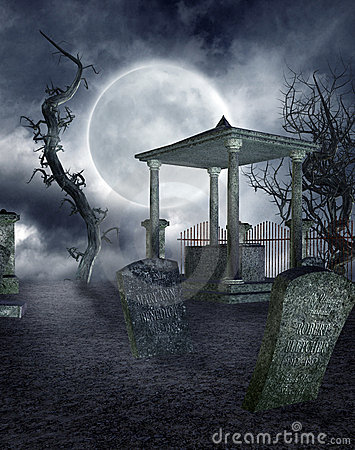 Gothic Graveyard 1 Stock Images   Image  12561284