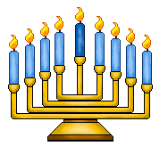 Hanukkah Clip Art   Star Of David Menorah And A Gold Menorah