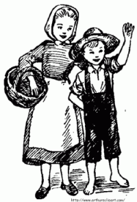 Pin Pioneer Children Sang As The Walked Day Coloring Pages On