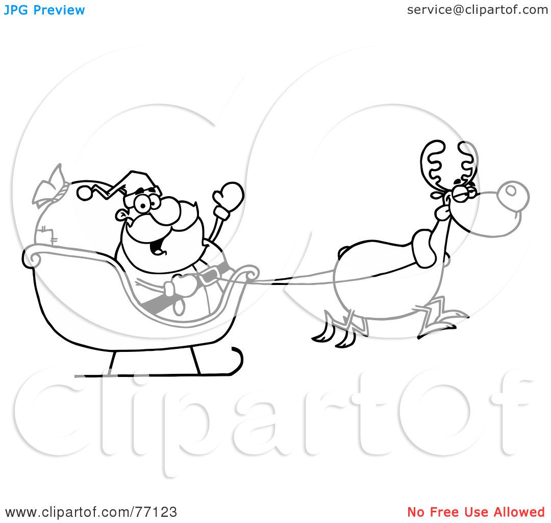 Royalty Free  Rf  Clipart Illustration Of A Black And White Coloring