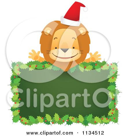 Royalty Free  Rf  Clipart Illustration Of A Friendly Male Lion Resting