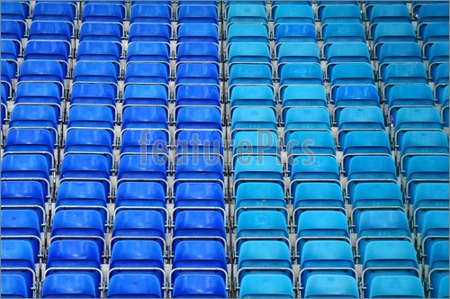 Stadium Seat Clipart Image Of Empty Plastic Seats