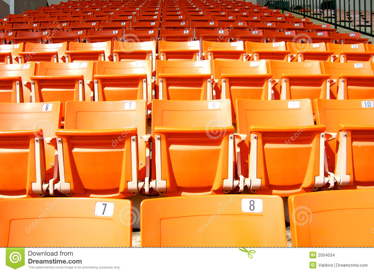 Stadium Seats Stock Images   Image  2004034