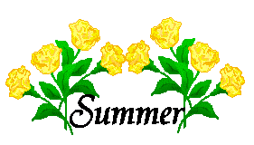 Summer Clip Art   Summer Flowers   Summer Titles