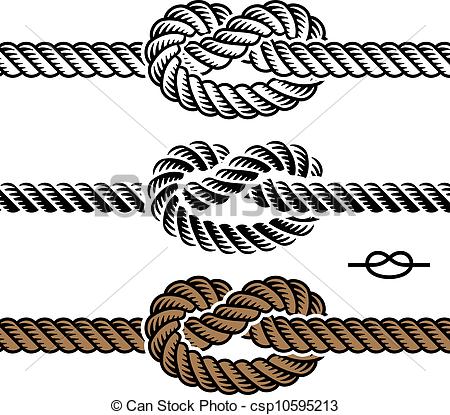 Art Of Vector Black Rope Knot Symbols Csp10595213   Search Clipart